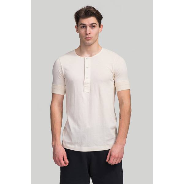  футболка Merz b.Schwanen 103 HENLEY 1/4 slv. Мануфактура outlet village 