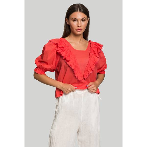  Блузка Innika Choo FRILL BLOUSE Мануфактура outlet village 