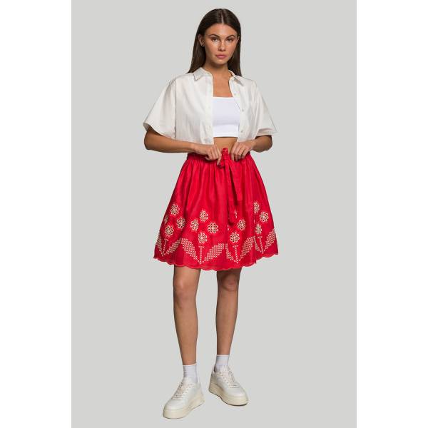  Юбка Innika Choo MINI SKIRT FLAME RED Мануфактура outlet village 