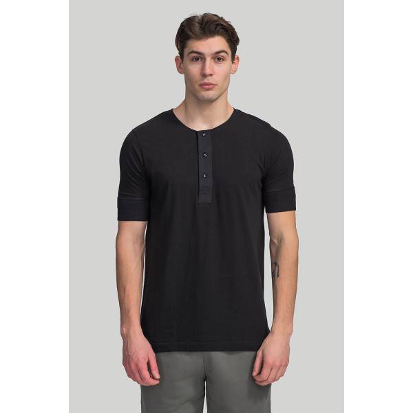  футболка Merz b.Schwanen 103 HENLEY 1/4 slv. Мануфактура outlet village 